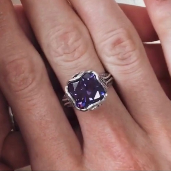 PLUM PERFECT RING size 7 - Picture 4 of 5